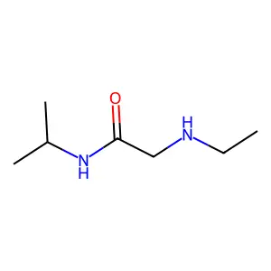 2-(ethylamino)-N-(propan-2-yl)acetamide structure