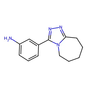 3-{5H,6H,7H,8H,9H-[1,2,4]triazolo[4,3-a]azepin-3-yl}aniline structure