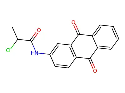 2-chloro-N-(9,10-dioxo-9,10-dihydroanthracen-2-yl)propanamide structure