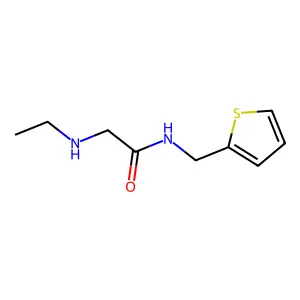 2-(ethylamino)-N-(thiophen-2-ylmethyl)acetamide structure