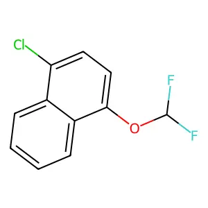 1-Chloro-4-(difluoromethoxy)naphthalene structure