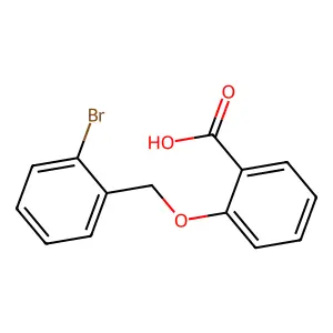 2-[(2-bromophenyl)methoxy]benzoic Acid structure