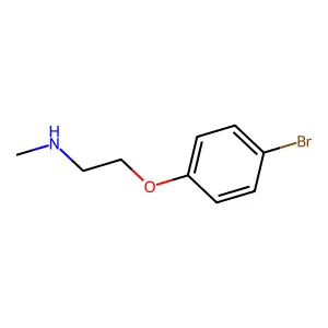(2-(4-Bromophenoxy)ethyl)(methyl)amine structure