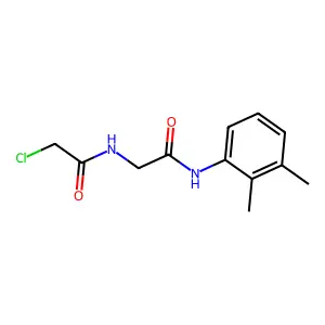 2-chloro-N-{[(2,3-dimethylphenyl)carbamoyl]methyl}acetamide structure