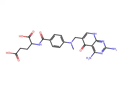 2-[[4-[(2,4-diamino-5-oxo-8H-pyrido[2,3-d]pyrimidin-6-yl)methyl-methylamino]benzoyl]amino]pentanedioic acid structure