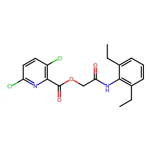[(2,6-Diethylphenyl)carbamoyl]methyl 3,6-dichloropyridine-2-carboxylate structure