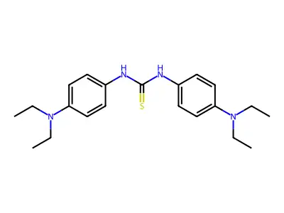 1,3-Bis[4-(diethylamino)phenyl]thiourea structure