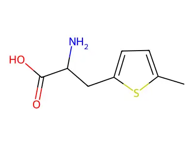 2-amino-3-(5-methylthiophen-2-yl)propanoic Acid structure