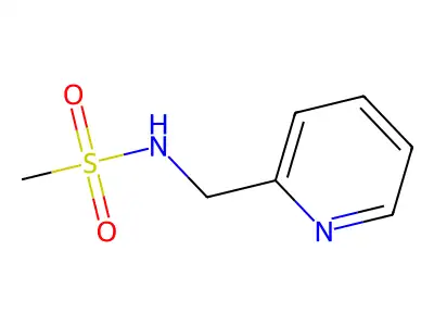 N-(pyridin-2-ylmethyl)methanesulfonamide structure