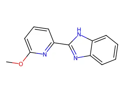 1H-Benzimidazole, 2-(6-methoxy-2-pyridinyl)- structure