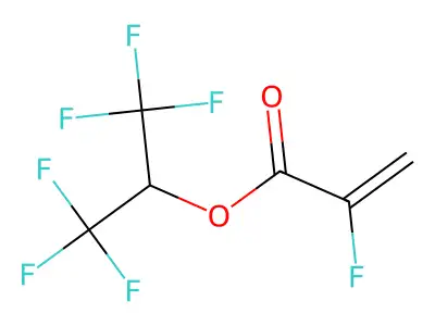 2H-Perfluoroisopropyl 2-fluoroacrylate structure