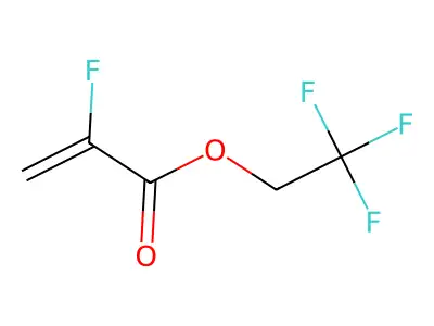 2,2,2-Trifluoroethyl-2-fluoroacrylate structure