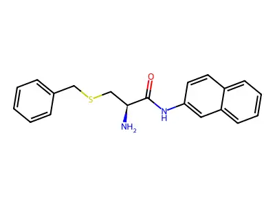 S-Benzyl-L-cysteine b-naphthylamide structure