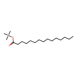 n-Pentanoic acid, trimethylsilyl ester structure