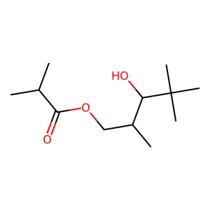 3-Hydroxy-2,4,4-trimethylpentyl 2-methylpropanoate structure