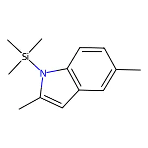 1H-Indole, 2,5-dimethyl-1-(trimethylsilyl)- structure