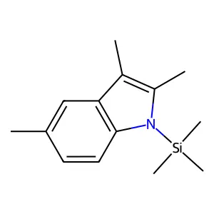2,3,5-Trimethyl-1-(trimethylsilyl)-1H-indole structure