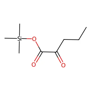 Trimethylsilyl 2-oxopentanoate structure