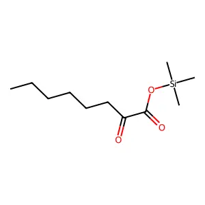 Trimethylsilyl 2-oxooctanoate structure