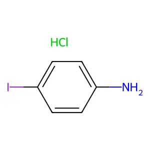 4-Iodoanilinium chloride structure