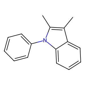 2,3-Dimethyl-1-phenylindole structure