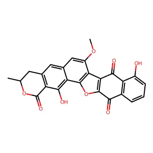 Xanthoviridicatin G structure