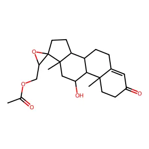 (20R)-17.20.21-Trihydroxy-pregnen-(4)-on-(3) structure