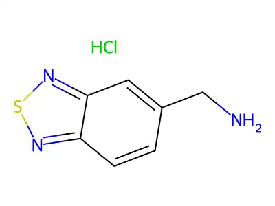 2,1,3-Benzothiadiazol-2(S(sup IV))-5-methanamine structure