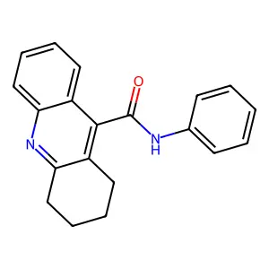 N-Phenyl-1,2,3,4-tetrahydro-9-acridinecarboxamide structure