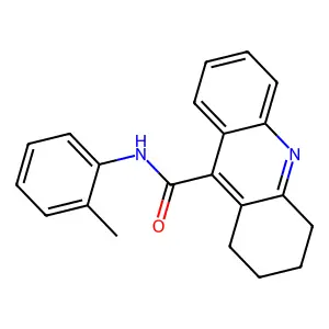 N-(2-Methylphenyl)-1,2,3,4-tetrahydro-9-acridinecarboxamide structure