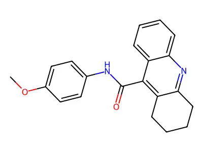 N-(4-Methoxyphenyl)-1,2,3,4-tetrahydro-9-acridinecarboxamide structure