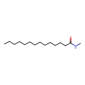 N-Methyl tetradecanamide structure