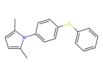 4-(2,5-Dimethyl-1-pyrrolyl)phenyl sulfide structure