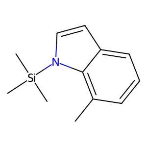 1H-Indole, 7-methyl-1-(trimethylsilyl)- structure