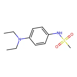 4'-(Diethylamino)-methanesulfonanilide structure