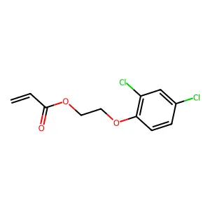 2-(2,4-Dichlorophenoxy)ethyl prop-2-enoate structure
