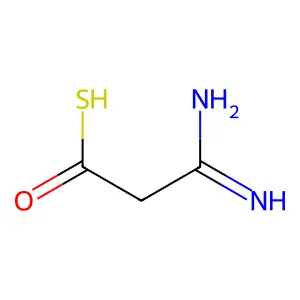 3-氨基-3-亚氨基丙硫代酸 structure