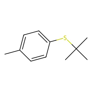 1-(tert-Butylsulfanyl)-4-methylbenzene structure