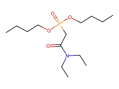 Dibutyl N,N-Diethylcarbamoylmethylphosphonate structure