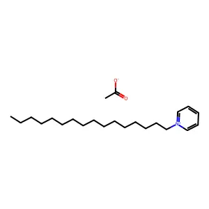 Cetylpyridinium acetate structure