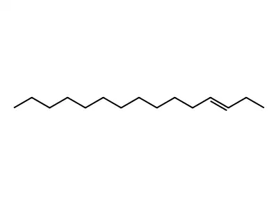 trans-3-Pentadecene structure