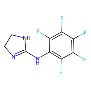 Imidazolidine, 2-(pentafluorophenylimino)- structure