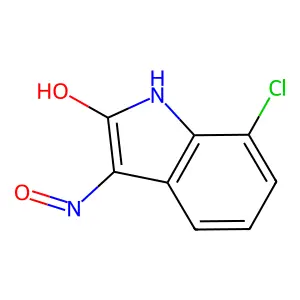 7-Chloro-3-(hydroxyamino)indol-2-one structure