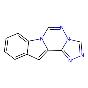[1,2,4]Triazolo[4',3':1,6][1,2,4]triazino[4,5-a]indole structure