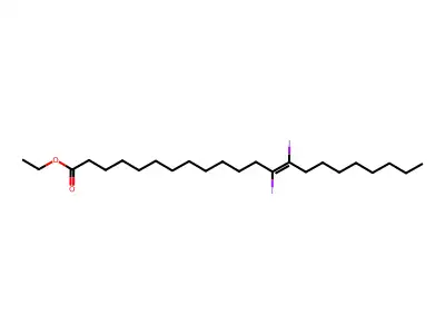 13-Docosenoic acid, 13,14-diiodo-, ethyl ester structure