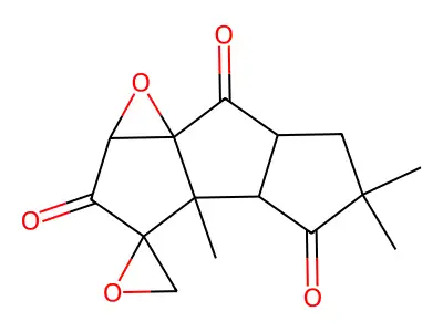 1,8-Dideoxy-1,8-diketocoriolin structure
