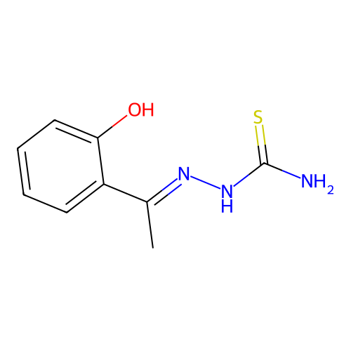 o-Hydroxyacetophenone thiosemicarbazone structure