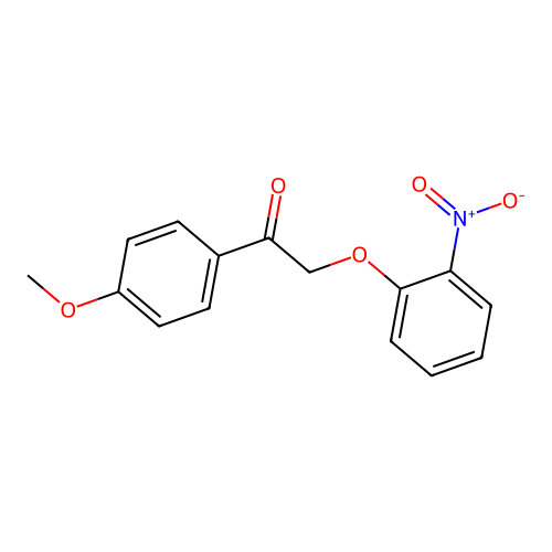 Ethanone, 1-(4-methoxyphenyl)-2-(2-nitrophenoxy)- structure