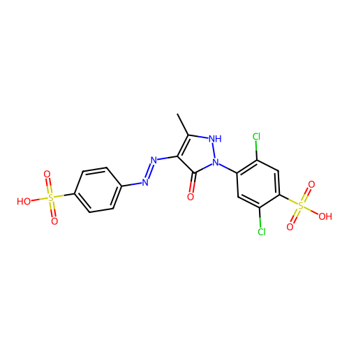 C.I. Acid Yellow 17 structure
