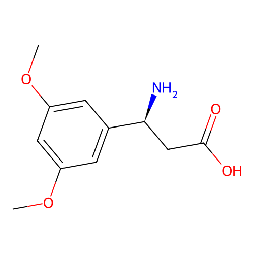 (S)-3-Amino-3-(3,5-dimethoxy-phenyl)-propionic acid structure